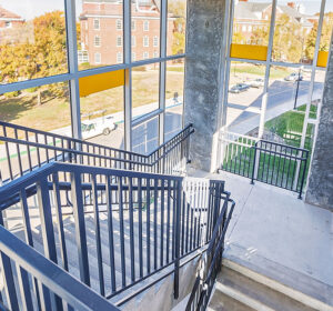 Stairwell-Parking-Garage-Wichita-State-University