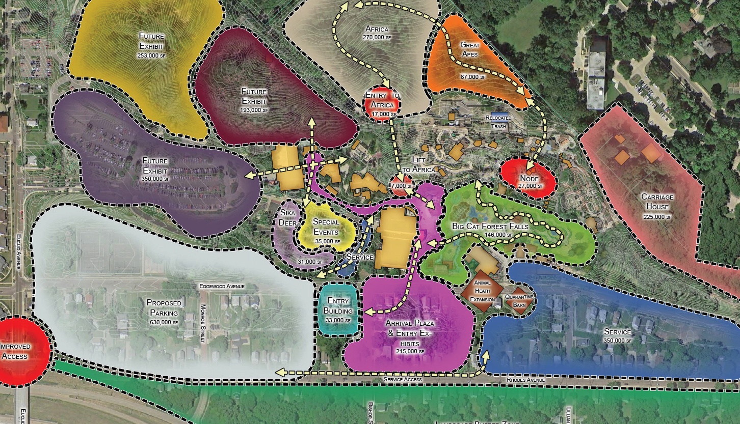 Riverbanks Zoo Map