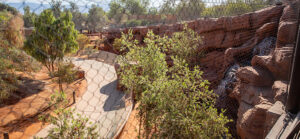 exterior view of australian adventures exhibit