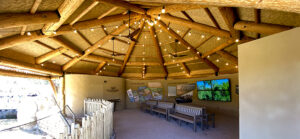 a wider image of the education pavilion