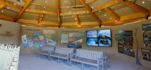 inside the education pavilion