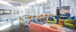 Modern, Colorful and Innovative office space of NetApp's Wichita Office on WSU Innovation Campus